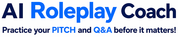 AI Roleplay Coach — Practice your pitch and Q&A before it matters